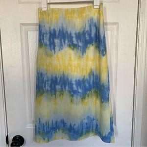 L.N.V. Tye Dye Slip Skirt (S)